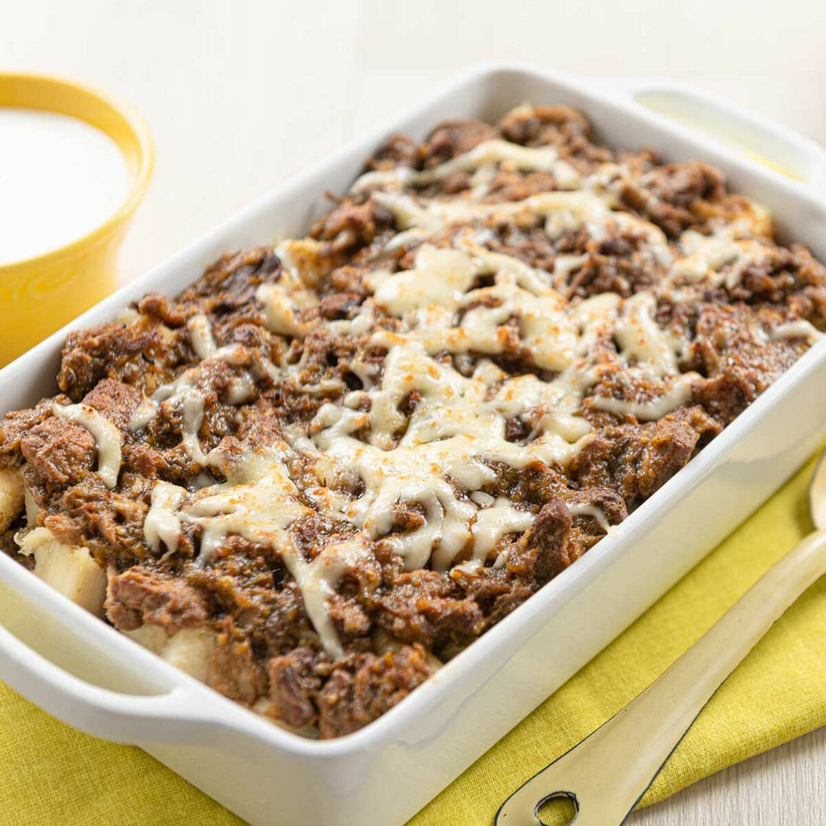 Budin de tamales con chicharron en salsa verde - Budín de Tamales con Chicharrón en Salsa Verde