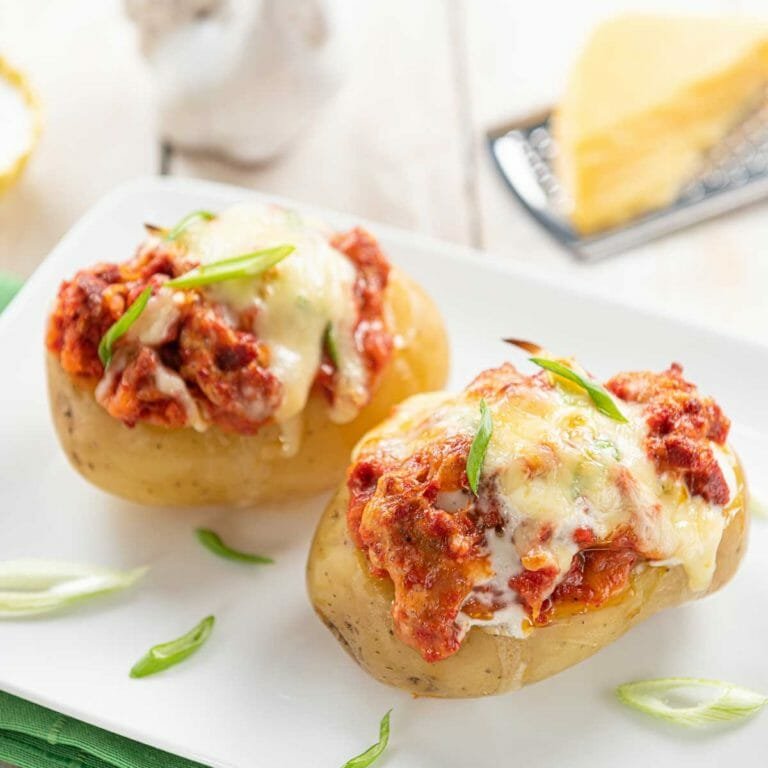 Receta de papas rellenas de chorizo y queso