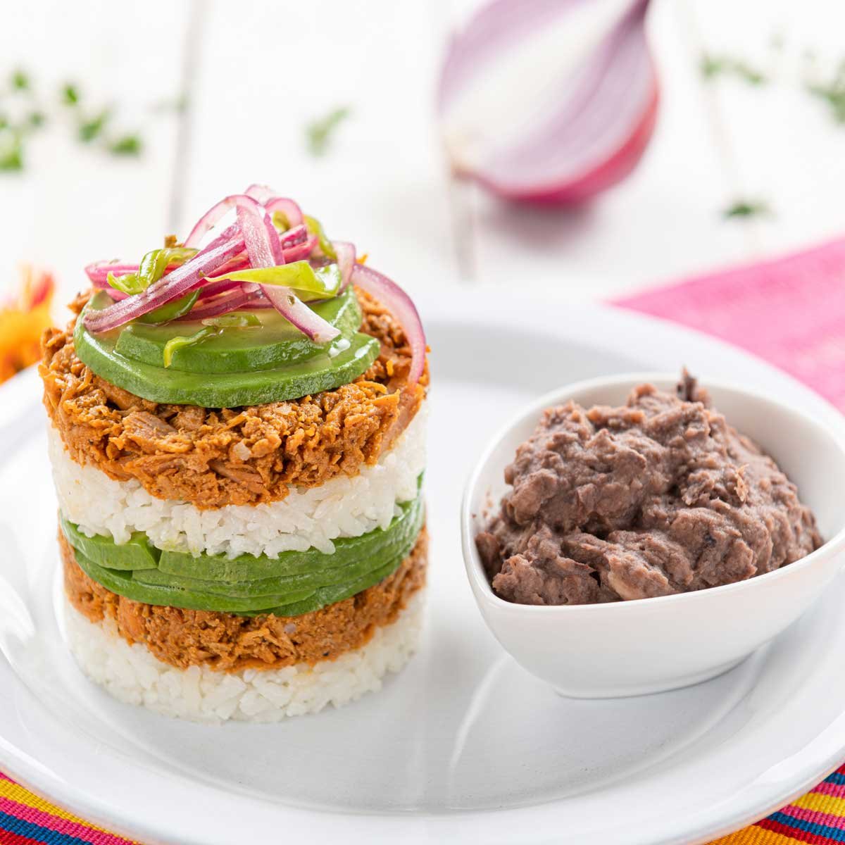 Deliciosa Cochinita Pibil Chata lista para servir
