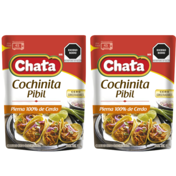 Adquiere el pack de cochinita pibil para disfrutar en familia. Compra ahora en Productos Chata