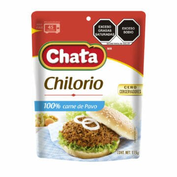 Delicioso chilorio de pavo Chata listo para servir en tu mesa, compra ahora