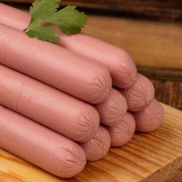 Disfruta de un desayuno completo acompañado de salchicha de cerdo Chata