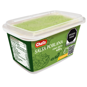 Salsa Poblana Chata para platillos en familia, compra ahora