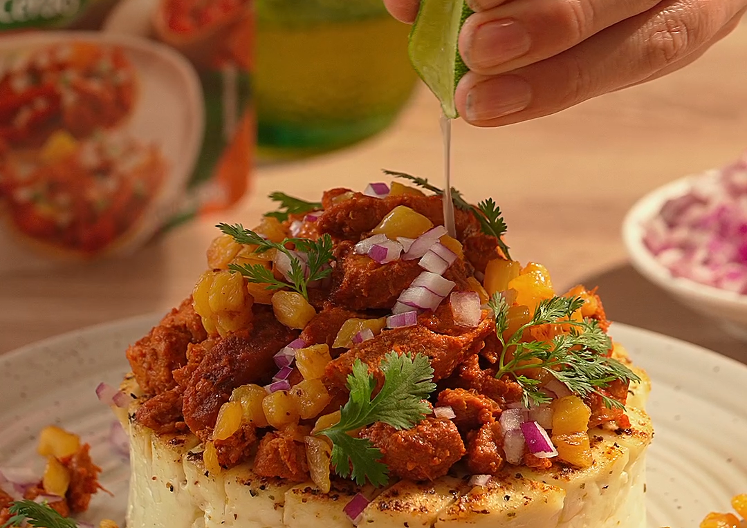 Receta-Panela-Asado-al-Pastor-Chata Receta Panela Asado con Carne al Pastor Chata